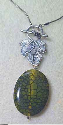 Green Dragon Veins Agate (no 2 stone alike)