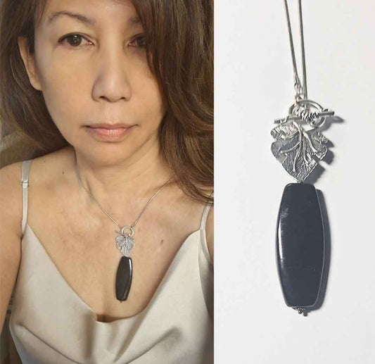 Black Obsidian (natural) Pendant