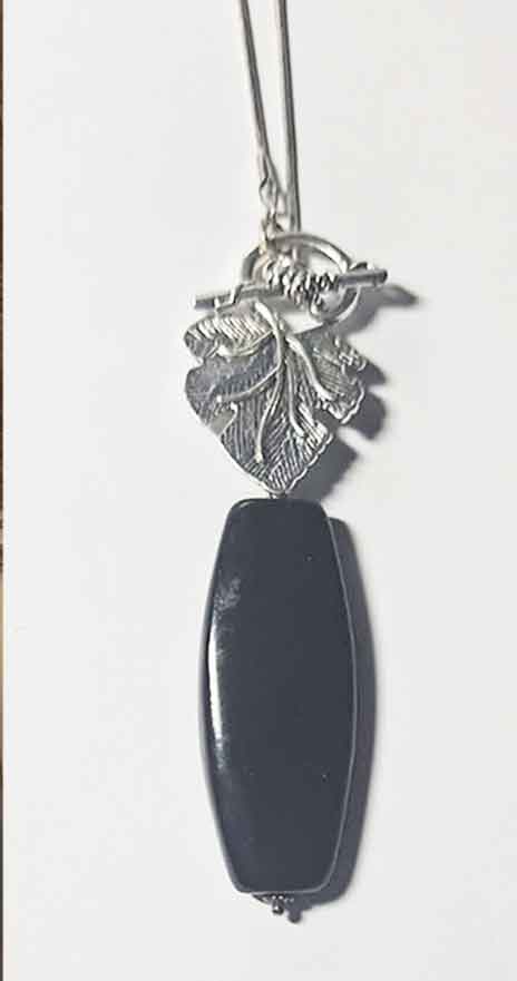 Black Obsidian (natural) Pendant