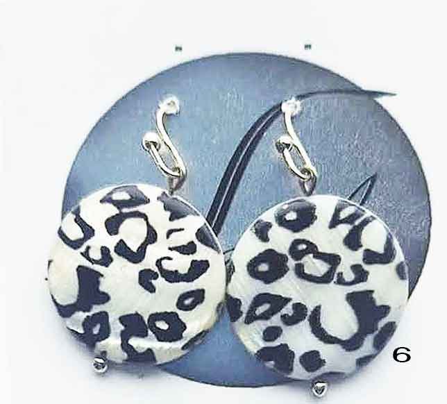MOP different sty.earrings by number.