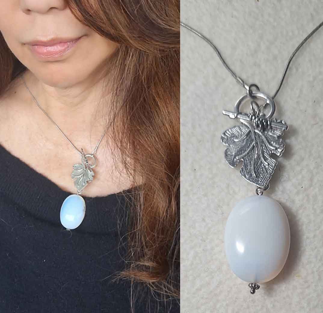 Opalite Pendant 1" x 1.5"