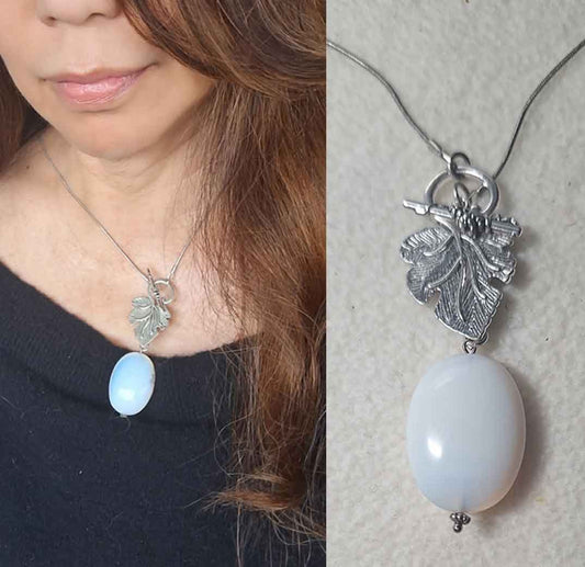 Opalite Pendant 1" x 1.5"