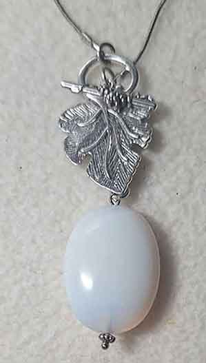 Opalite Pendant 1" x 1.5"