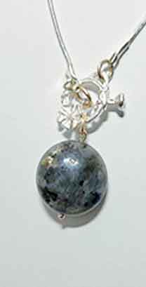 Black labradorite(natural) Pendant small