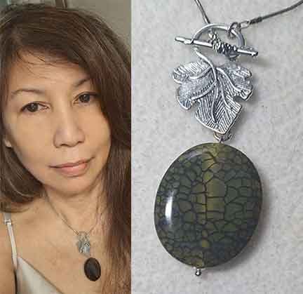 Green Dragon Veins Agate (no 2 stone alike)