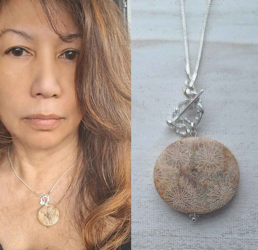 Fossil Coral (natural) 30mm