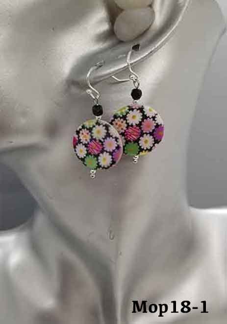 MOP different sty.earrings by number.