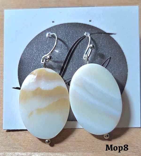 MOP different sty.earrings by number.